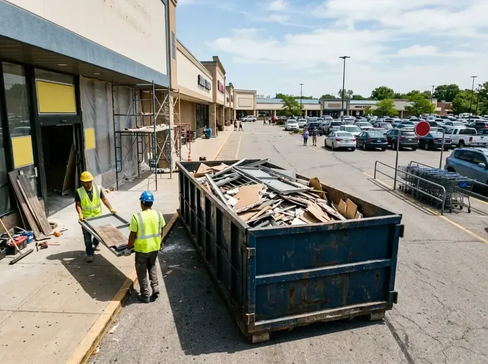 retail-store-renovation-debris-003 — frequently asked questions, Roll-off Dumpster Rentals in Springdale, AR